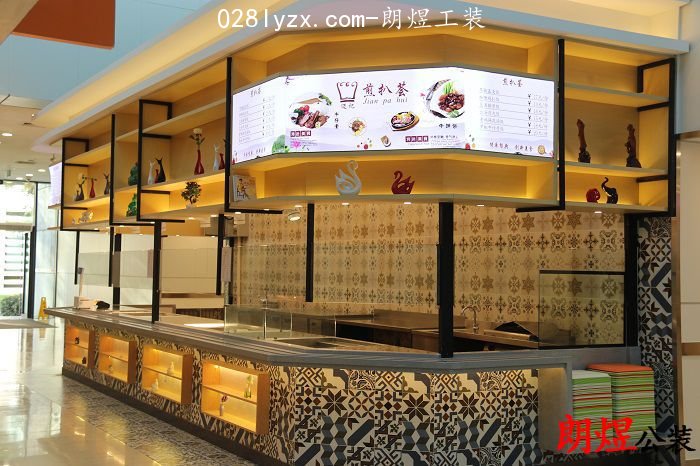 成都华为员工食堂装修设计案例